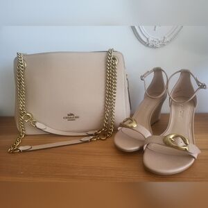 Mint Condition Coach Beige Handbag